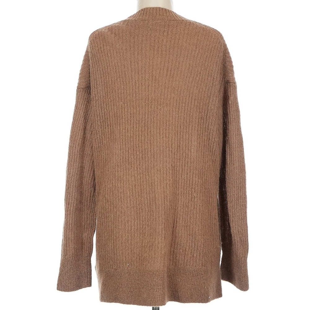 Everlane The Oversized Alpaca Cardigan Merino Wool Lightweight Ribbed Duster M - Picture 5 of 8